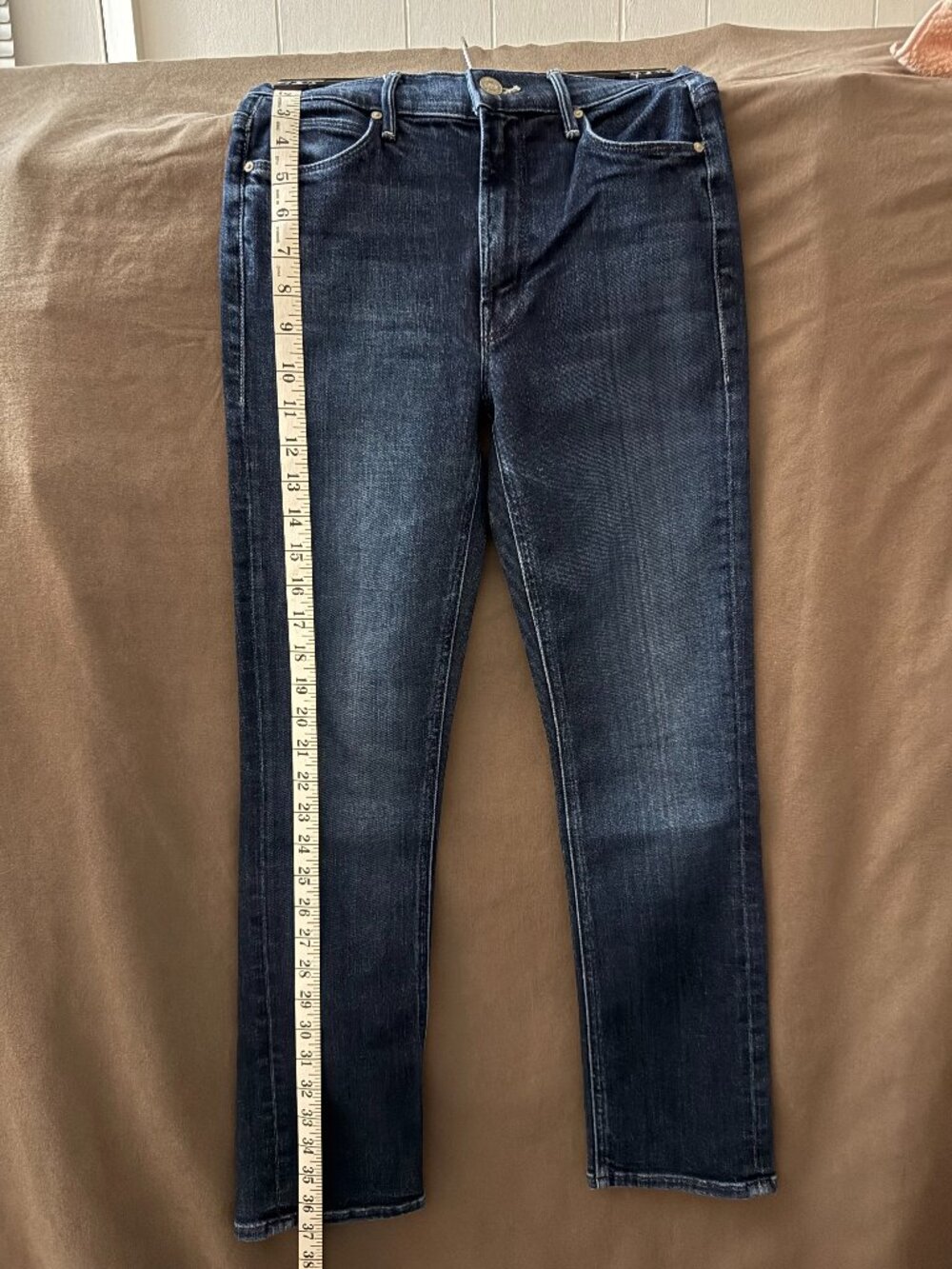 Mother Mid-Rise Dazzler Ankle Jeans